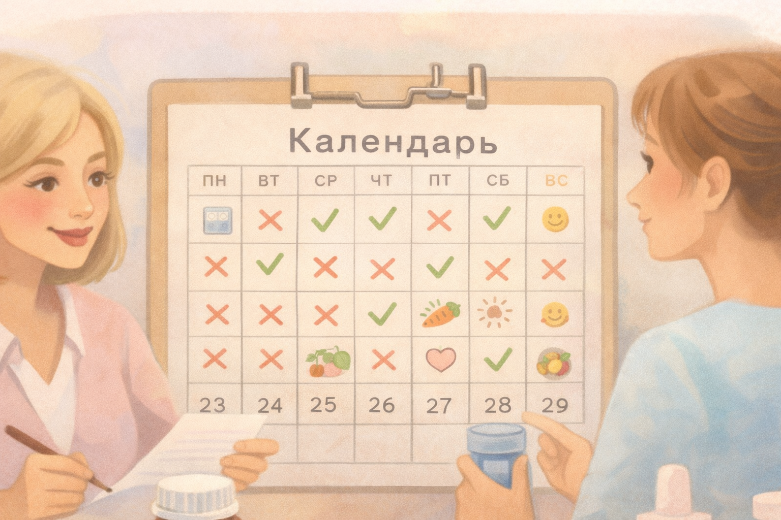 Месячное ведение